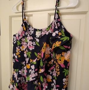 A New Day ruffled, silky camisole